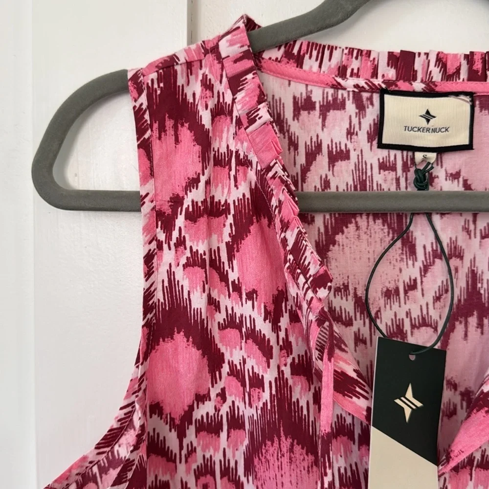 NWT Tuckernuck TNUCK BEACH Poppy Ikat Mini Salty Paloma Coverup Dress Size S
